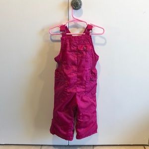 Hot pink snow suit 18-24